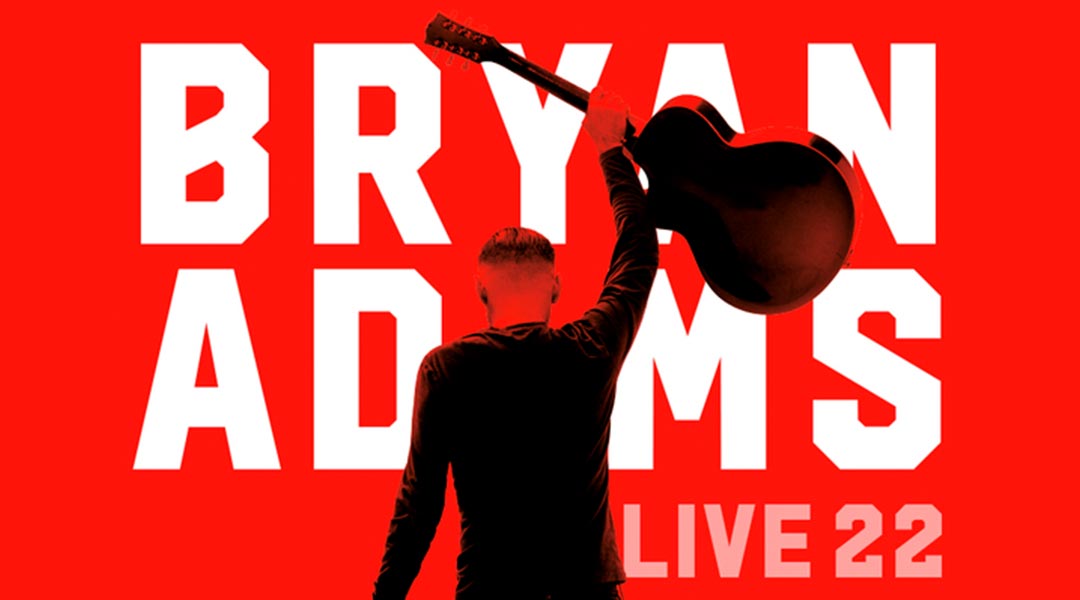 Live 22 de BRYAN ADAMS pasará por España el próximo mes de febrero